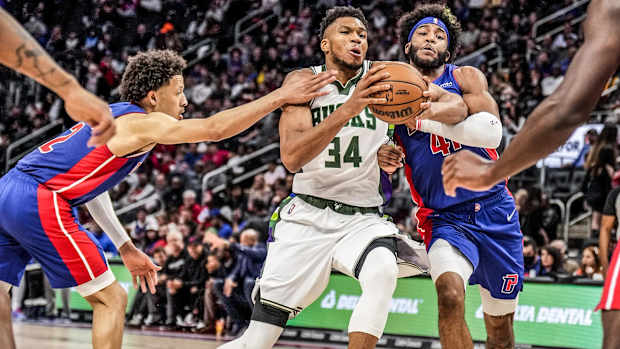 cade cunningham saddiq bey giannis antetokounmpo milwaukee bucks